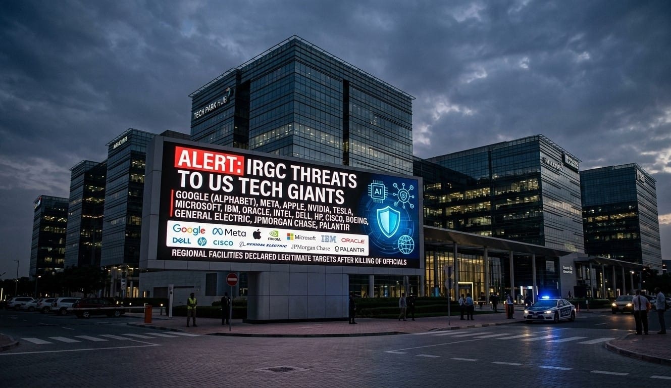 IRGC Threats US Tech Giants: 18 Companies Named as Targets