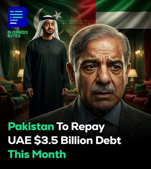 Pakistan rejects UAE deposit and settles $3.5 billion debt.